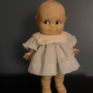 Charming Kewpie Doll in Light Blue Dress